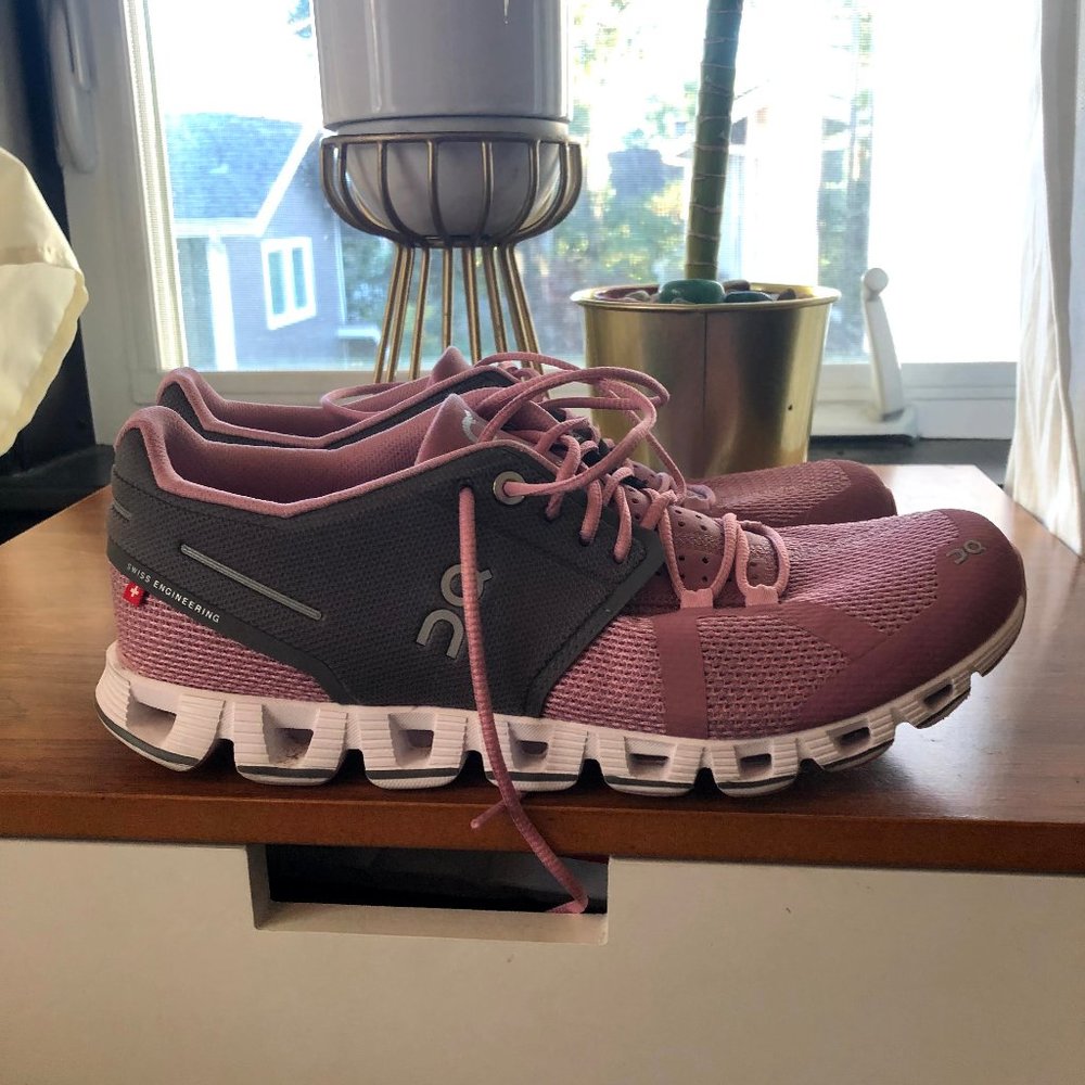 Pink and Grey Sneakers Swiss Engineering Size 8